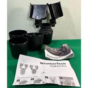New WeatherTech CupFone Duo Multi Base Cups Adjustable Head Size and Position